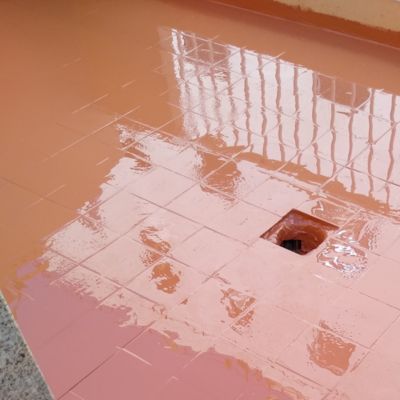 Caoutchouc Polyuréthane Liquide avec Catalyseur (25 kg - Brique). Imperméabilisation pour terrasses et toitures praticables
