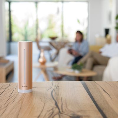 Netatmo Capteur Qualité D'Air Intérieur - CO2, Température, Humidité, Bruit - Alerte Automatique, Compatible HomeKit, Blanc Édition Limitée