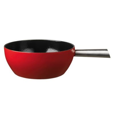 Caquelon en fonte 24cm rouge Stockli 7324.0214