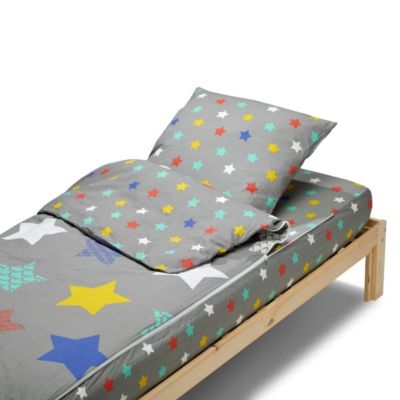 Caradou Parure de lit Enfant 90x190cm Avec Couette Motif Étoiles Stars - Main Image