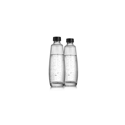 Carafe en verre Duo Sodastream avec 2 carafes transparentes de 1000 ml