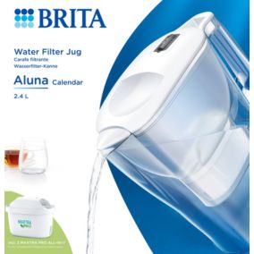 Carafe filtrante Brita Aluna Calendar 2 cartouches MAXTRA PRO All-in 1 incluses