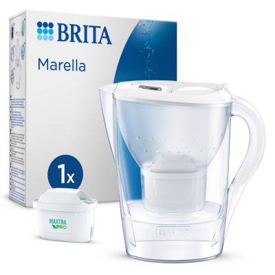 Carafe filtrante Brita Marella blanc + 1 cartouche