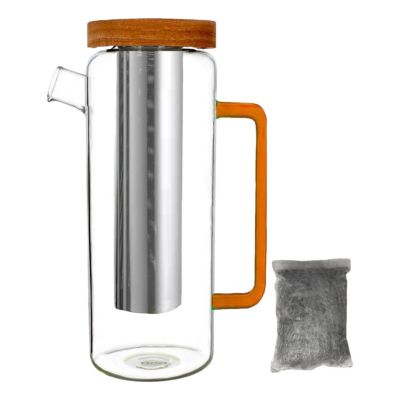 Carafe Filtrante En Verre Au Charbon Actif -1,5 L