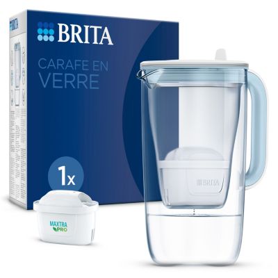 Carafe filtrante en verre Brita One blue 2,5L