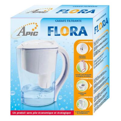 Carafe filtrante sans piles Apic Flora 1.5L