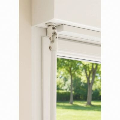 Cardan blanc hexagonal pour liaison sortie de caisson et tige de manivelle 10mm Acbat