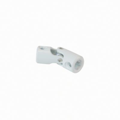 Cardan blanc hexagonal pour liaison sortie de caisson et tige de manivelle 10mm Acbat