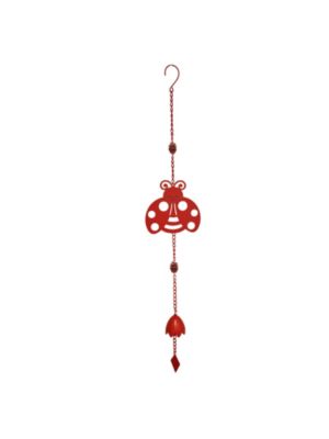 Carillon Coccinelle - H 920 mm - Rouge - Louis Moulin