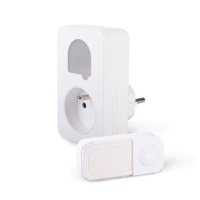 Carillon sans fil enfichable blanc Sone + Scs Sentinel