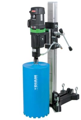 Carotteuse Diam Industries DBE250R 250 mm, 2500 W, moteur électrique sur bâti inclinable