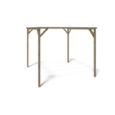 Carport, abri de voiture  3x3 m - 9 m2 - CAR12