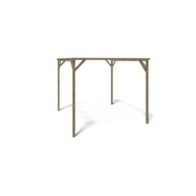 Carport, abri de voiture  3x3 m - 9 m2 - CAR12