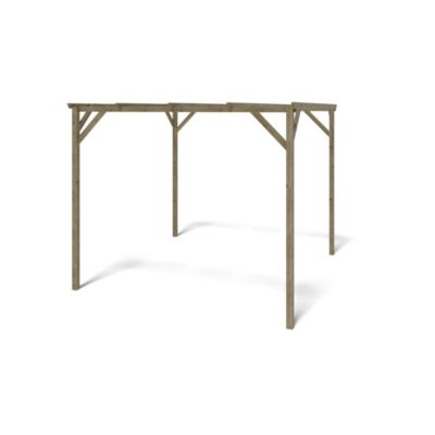 Carport, abri de voiture  3x3 m - 9 m2 - CAR12