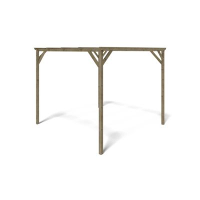 Carport, abri de voiture  3x3 m - 9 m2 - CAR12