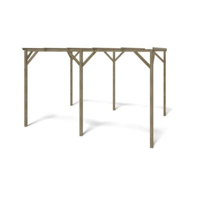 Carport, abri de voiture  3x4 m - 12 m2 - CAR13