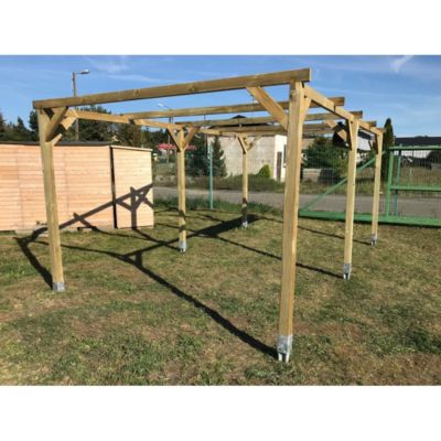 Carport, abri de voiture  3x5.1 m - 15.3 m2 - CAR1