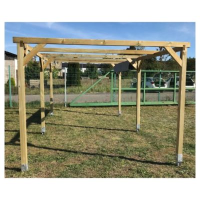 Carport, abri de voiture  3x5.1 m - 15.3 m2 - CAR1