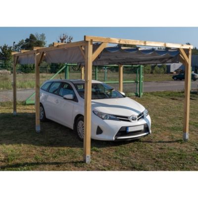 Carport, abri de voiture  3x5.1 m - 15.3 m2 - CAR1