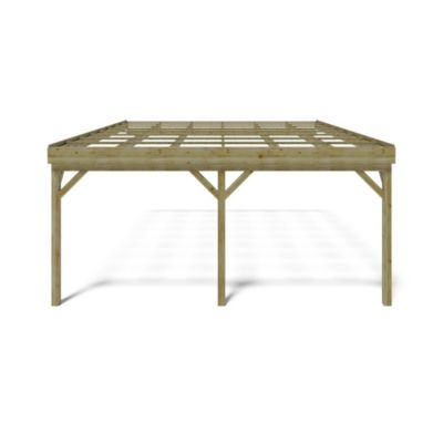 Carport, abri de voiture  5.8x5.06 m - 29 m2 - adossé  - CAR23