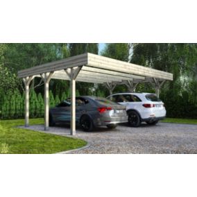 Carport, abri de voiture  6,06x5,03 m - 30,48 m2 - CAR5