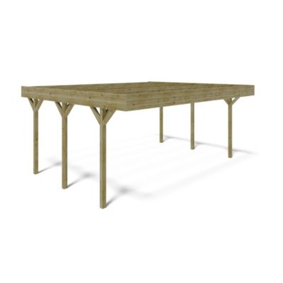 Carport, abri de voiture  6.06x5.03 m - 30.48 m2 - CAR5