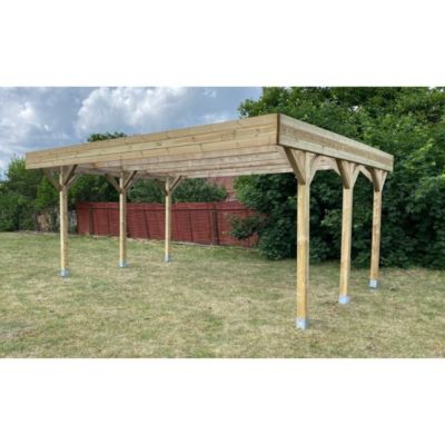 Carport, abri de voiture  6.06x5.03 m - 30.48 m2 - CAR5