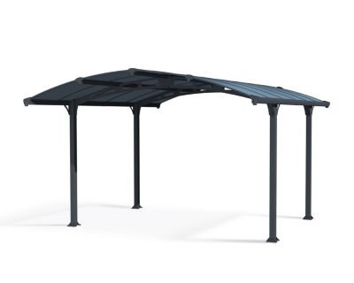 Carport Arcadia 3.59 x 4.35m Canopia Aluminium et polycarbonate