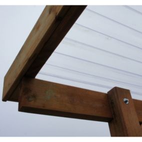 CARPORT BOIS - IMPERIA 15M² - TOITURE PVC ONDULE