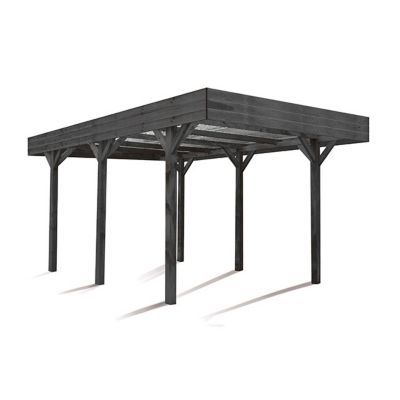 Carport Bois Madeira Louison Castorama