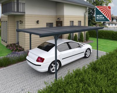 Carport en aluminium 2.99 x 5.04m Canopia Verona