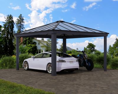 Carport en aluminium 4.22 x 4.22m Canopia Colorado