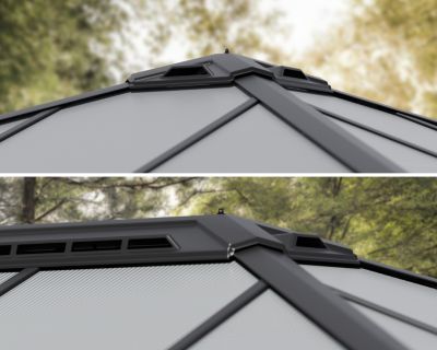 Carport en aluminium 4.22 x 4.22m Canopia Colorado
