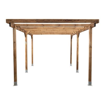 Carport en bois sans toit 3 x 5m Stelmet