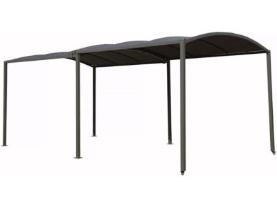 Carport en métal extensible " Mathis"  303566 x 295 x 240 cm  Gris