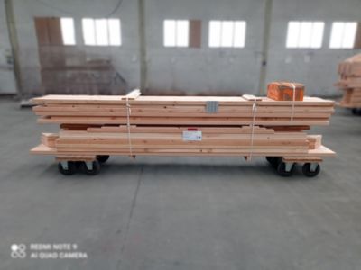 Carport monopente 300cmx600cm bois DOUGLAS Français label PEFC (Charpente - Auvent - Abri voiture) surface 18 m²
