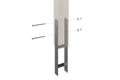 Carport SKAN HOLZ Friesland Set H, 546 x 555 cm, avec deux arcs d'entrée, anthracite