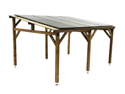 Carport solaire avec panneaux photovoltaïques design 3000 Ultrawatt