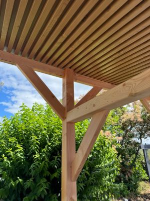 Carport solaire avec panneaux photovoltaïques design 3000 Ultrawatt