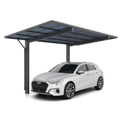 Carport WING - Type  80 Thermolaqué Anthracite  Charge de toiture 100kgs/m² XIMAX