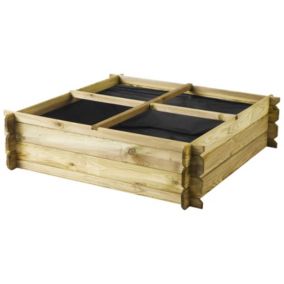 Carré potager en bois 203L Basil
