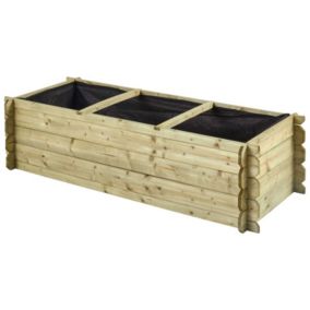 Carré potager en bois 214L - Basil