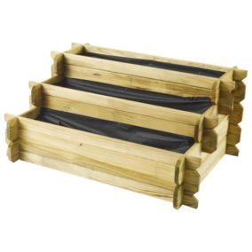 Carré potager en bois traité Angelic
