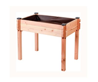 Carré Potager sur pieds - Bois Douglas non traité - mon PETIT POTAGER - L90 X l45 X H78CM