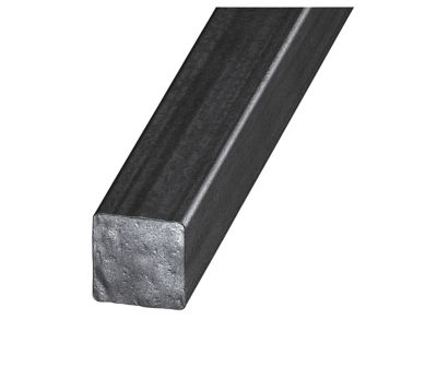 Carré acier verni 10 x 10 mm, 1 m Acier laminé à chaud