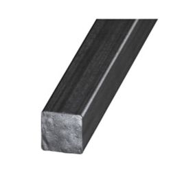 Carré acier verni 10 x 10 mm, 1 m Acier laminé à chaud