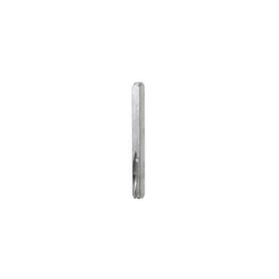 Carré de poignée de porte à condamnation acier ⌀6 mm H. 6 x L.70 mm gris