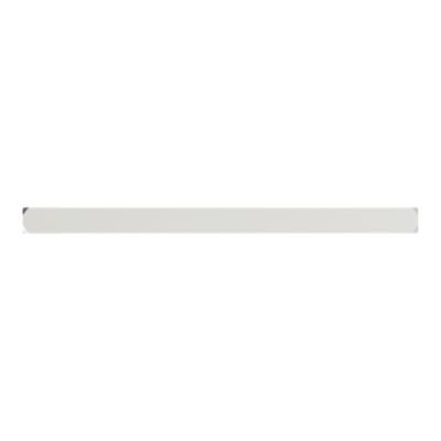 Carré de poignée de porte groupilles percées acier ⌀ 6 mm H. 6 x L. 90 mm gris