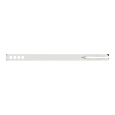 Carré de poignée de porte montage mixte acier ⌀ 7 mm H. 7 x L. 110 mm gris
