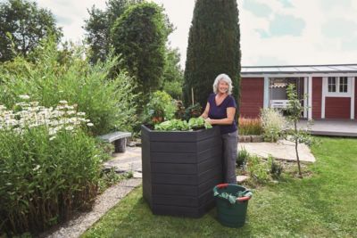 Carré potager Garantia Ergo imitation bois